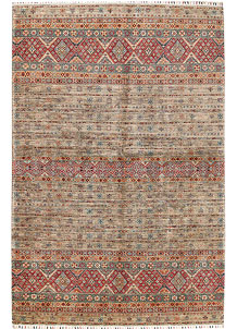Multi Colored Kazak 6' 7 x 10' 1 - SKU 70858