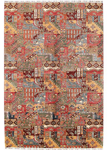 Multi Colored Kazak 6' 8 x 9' 10 - SKU 70860
