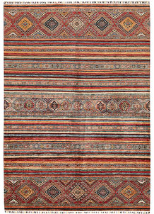 Multi Colored Kazak 6' 10 x 9' 9 - SKU 70870