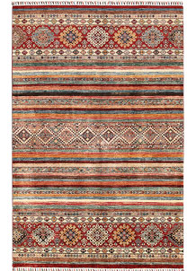 Multi Colored Kazak 5' 7 x 7' 10 - SKU 70880