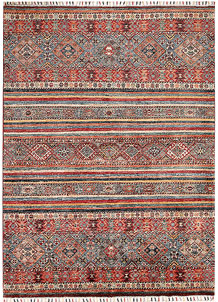 Multi Colored Kazak 4' 11 x 6' 8 - SKU 70885