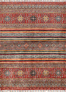 Multi Colored Kazak 5' 1 x 6' 9 - SKU 70886