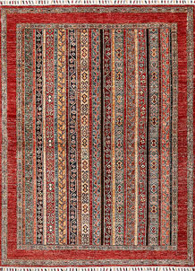 Multi Colored Shawl 4' 10 x 6' 6 - SKU 70888