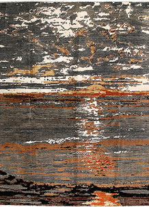 Multi Colored Abstract 8' x 9' 10 - SKU 70897
