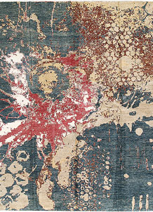 Multi Colored Abstract 7' 10 x 9' 10 - SKU 70899