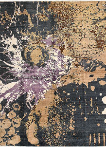Multi Colored Abstract 7' 10 x 9' 9 - SKU 70900