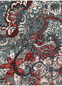 Multi Colored Abstract 7' 10 x 9' 11 - SKU 70901