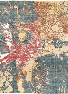 Multi Colored Abstract 8' 2 x 9' 11 - SKU 70903