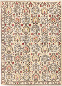Blanched Almond Ikat 5' 7 x 7' 9 - SKU 70929