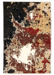 Multi Colored Abstract 4' x 5' 10 - SKU 70953