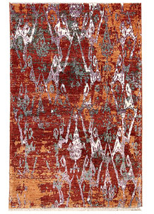 Multi Colored Abstract 4' 4 x 6' 10 - SKU 70963