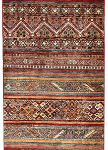 Multi Colored Kazak 2' 11 x 7' 10 - SKU 71001
