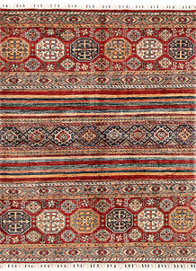 Multi Colored Kazak 5' 1 x 6' 5 - SKU 71012