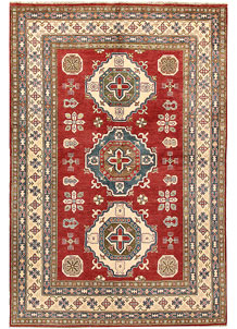 Firebrick Kazak 6' 5 x 9' 7 - SKU 71036