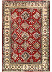 Firebrick Kazak 6' 3 x 9' 4 - SKU 71037