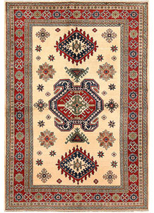Blanched Almond Kazak 6' 6 x 9' 8 - SKU 71081