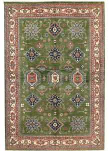 Olivedrab Kazak 6' 4 x 9' 7 - SKU 71089