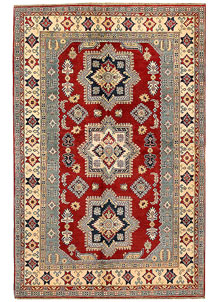 Firebrick Kazak 6' x 9' 1 - SKU 71096
