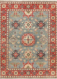 Silver Kazak 5' x 6' 7 - SKU 71122