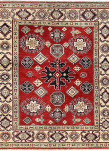 Firebrick Kazak 4' 11 x 5' 10 - SKU 71125