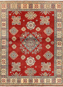 Firebrick Kazak 4' 11 x 6' 6 - SKU 71127