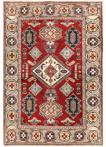 Firebrick Kazak 4' 8 x 6' 9 - SKU 71132