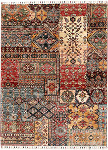 Multi Colored Kazak 4' 11 x 6' 8 - SKU 71182