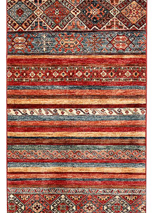 Multi Colored Kazak 2' 7 x 9' 7 - SKU 71185