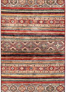 Multi Colored Kazak 2' 7 x 6' 6 - SKU 71187