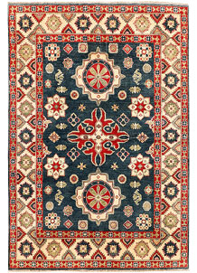 Cadet Blue Kazak 4' 11 x 6' 11 - SKU 71219