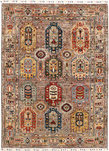 Tan Kazak 5' x 6' 9 - SKU 71250