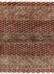 Multi Colored Kazak 4' 11 x 6' 5 - SKU 71251