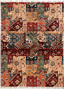 Multi Colored Kazak 4' 10 x 6' 4 - SKU 71258