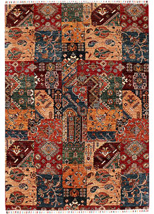 Multi Colored Kazak 5' 8 x 8' 1 - SKU 71261