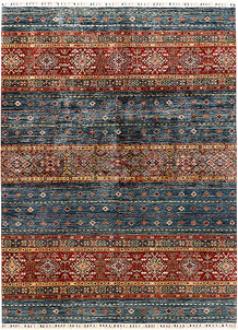 Multi Colored Kazak 6' 11 x 9' 7 - SKU 71274