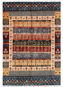 Multi Colored Kazak 7' x 9' 10 - SKU 71280