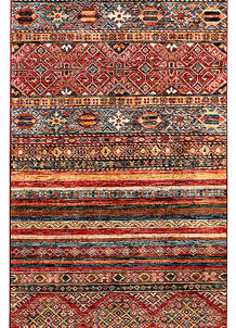 Multi Colored Kazak 2' 7 x 9' 9 - SKU 71293