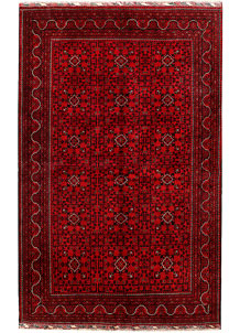 Firebrick Khal Mohammadi 6' 2 x 9' 6 - SKU 71311