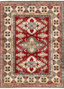 Firebrick Kazak 4' 9 x 6' 5 - SKU 71333