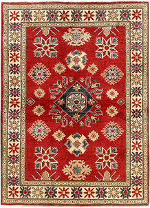 Red Kazak 4' 9 x 6' 6 - SKU 71339