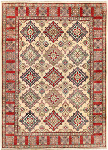 Blanched Almond Kazak 5' x 6' 11 - SKU 71345