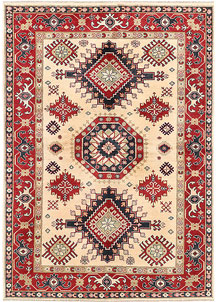 Blanched Almond Kazak 6' 6 x 9' 4 - SKU 71347