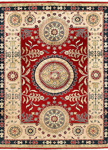 Firebrick Kazak 7' 9 x 9' 9 - SKU 71359
