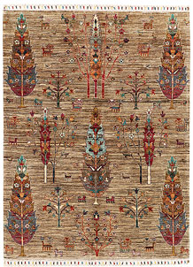 Burlywood Kazak 5' x 6' 9 - SKU 71383