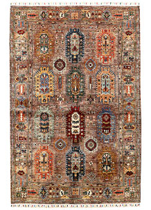 Multi Colored Kazak 5' 7 x 8' 5 - SKU 71395