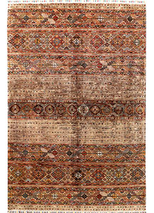 Burlywood Kazak 6' 9 x 9' 10 - SKU 71410