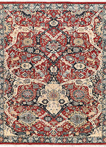 Firebrick Ikat 8' x 9' 10 - SKU 71433