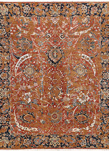 Dark Orange Ziegler 8' 2 x 10' - SKU 71444