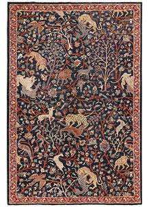 Multi Colored Hunting 6' x 8' 11 - SKU 71464