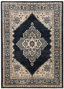 Midnight Blue Ziegler 5' x 6' 9 - SKU 71484